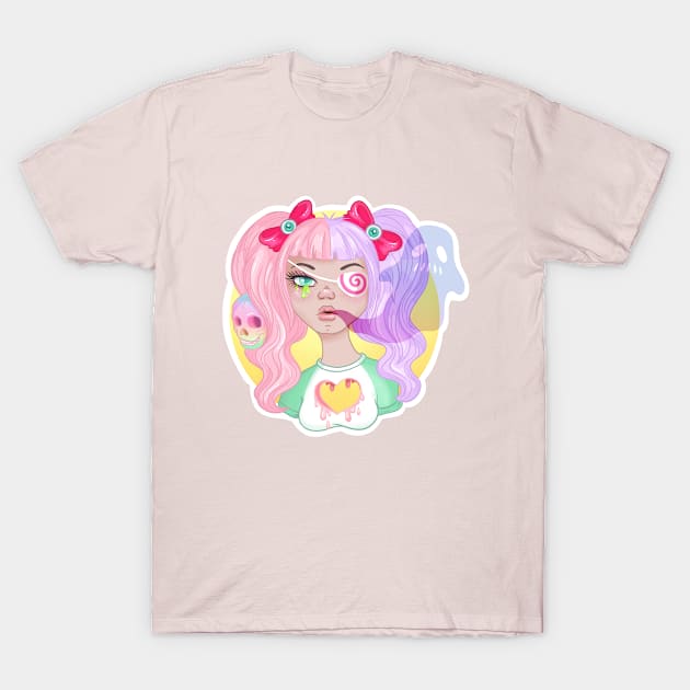 Candy Crusher T-Shirt by weird cat